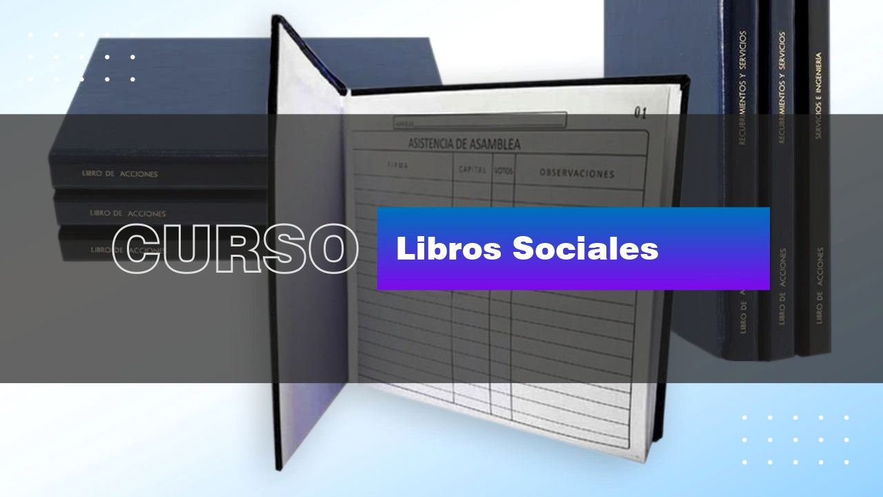 Libros Societarios y de Comercio